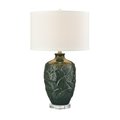 Elk Studio Goodell 275'' High 1Light Table Lamp, Green Glaze, Includes LED Bulb S0019-11148-LED